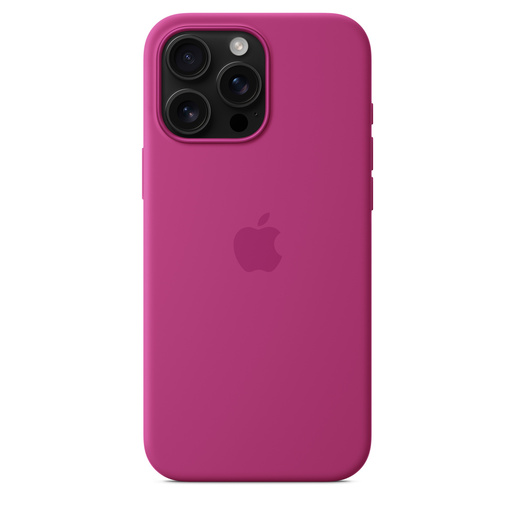 Apple iPhone 16 Pro Max Silicone Case s MagSafe, Fuchsia (myyx3zm/a)