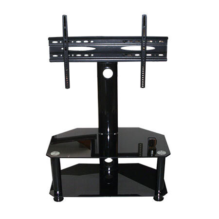 GNC Stalak za TV AVS906-1, staklo black/black 70x40x90 cm