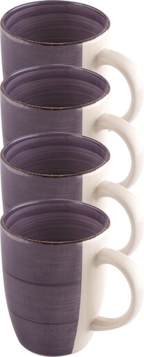Lamart Happy set keramičkih šoljica 4kom - 260ml LT9078 Ljubičasta