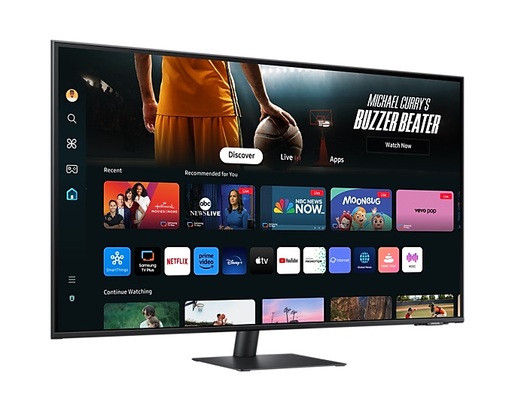 SAMSUNG monitor/TV M7 UHD Smart MoVA, 43, UHD, VA, 300cd/m2, HDR10, HDMI, 60Hz, 5ms