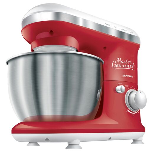 SENCOR mikser STM 3624RD-EUE3 crveni; 600 W; zapremina 4 L; 6 brzina
