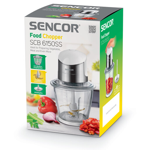 SENCOR sjeckalica SCB 6150SS; 800 W; zapremina 1.5 L