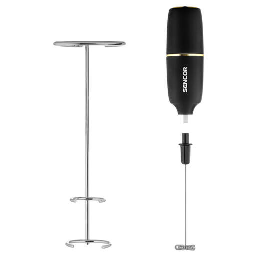 SENCOR pjenilica za mlijeko SMF 1010BK crna; 6000 okretaja u minuti