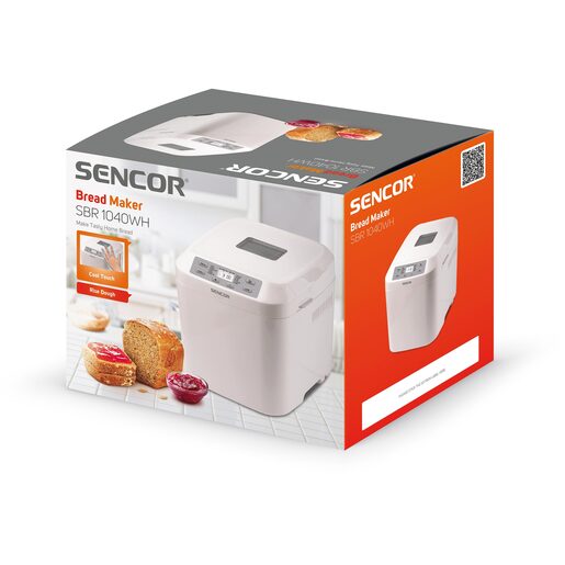 SENCOR pekač hljeba SBR 1040WH: 550W; max kapacitet hljeba 900 g