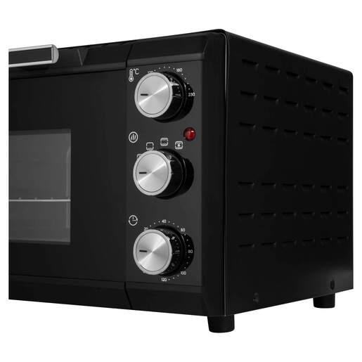 SENCOR mini pećnica SEO 2000BK: 1350-1650 W; zapremina 20 l; podesiva temp. 70-230 °C