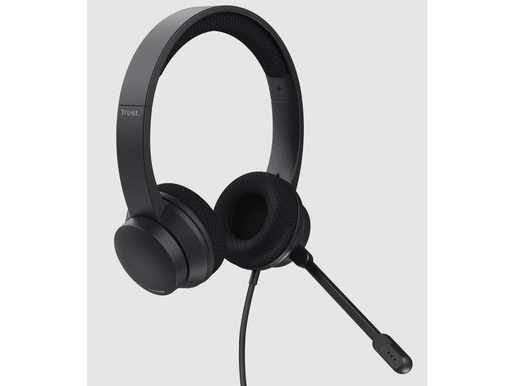 Trust Ayda USB-ENC PC žičane slušalice, noise-cancelling mikrofon
