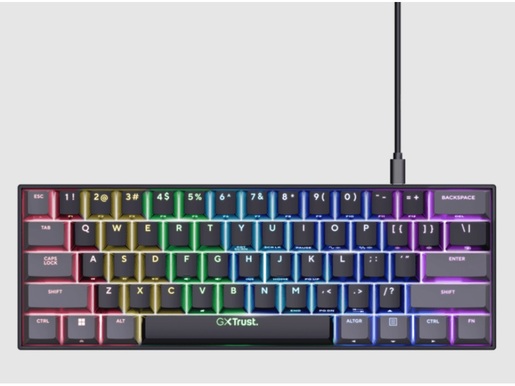 Trust GXT867 ACIRA 60% mini mehanička gaming tastatura RGB US layout