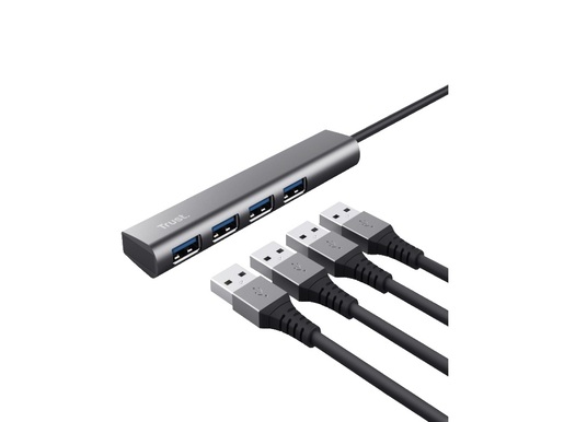 Trust Halyx USB-C to 4-portUSB-A 3.2 Gen1 Hub