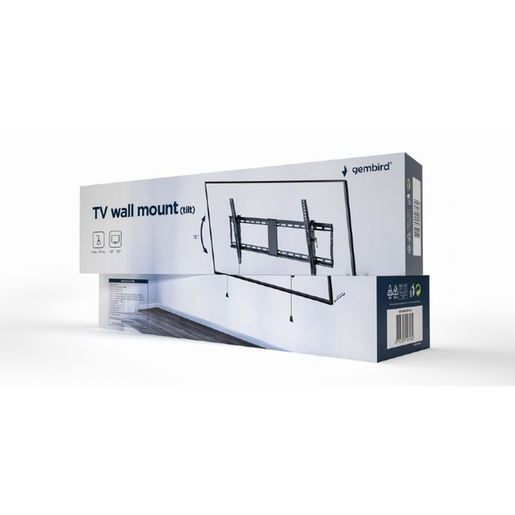 GEMBIRD Zidni nosač WM-90T-01 nagib: 43"-90"; VESA 800 x 400