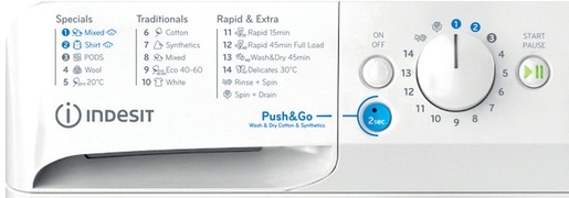 Indesit perilica-sušilica BDE 107436 WKV EE