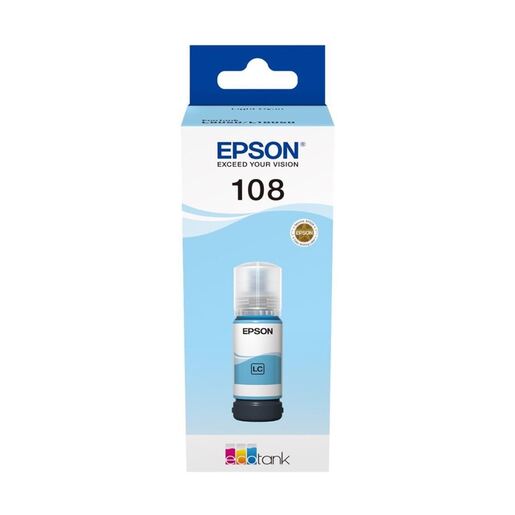Tinta Epson EcoTank 108 Light Cyan