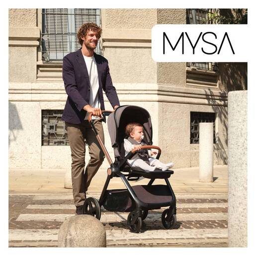 Chicco dječija kolica MYSA, Black Satin