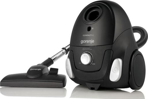 GORENJE usisivač VC1611CXBK sa vrećicom; 1600 W; Nastavak 2u1; crni