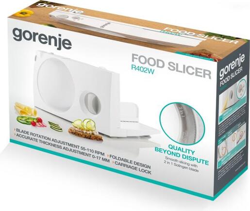 GORENJE rezalica R402W; 100 W; bijela-plastika