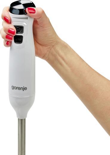 GORENJE štapni mikser HBX601XG; 600 W, DC motor; sa posudom od 700 ml; Bijeli