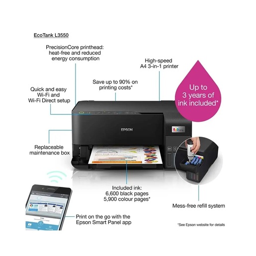 Epson multifunkcijski printer EcoTank L3550 Wifi