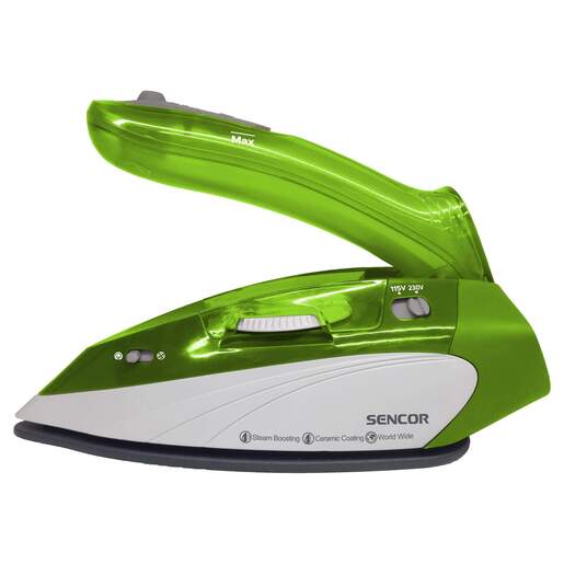 SENCOR pegla na paru SSI1050GR putna, zelena: 1100 W