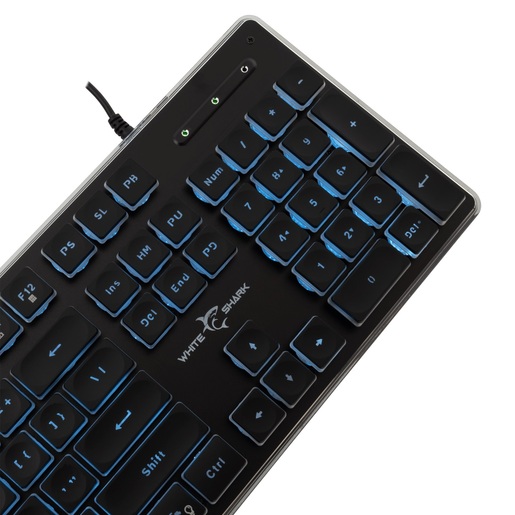 WHITE SHARK gaming tastatura GK-3241 TACHI Crna - Anti-Ghosting membranska