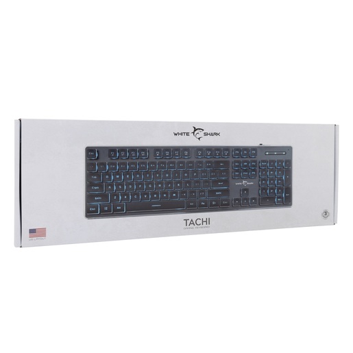 WHITE SHARK gaming tastatura GK-3241 TACHI Crna - Anti-Ghosting membranska
