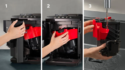 SIEMENS automatski kafe aparat TP511R09; EQ500 classic; 15 Bara; Keramički mlin; Coffee Select zaslon; Integrisani sistem za mlijeko sa crijevom; Crna