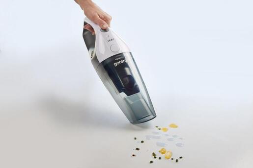 GORENJE ručni usisivač MVC148FGW, bijeli: 100 W; zapremina 0.5 L