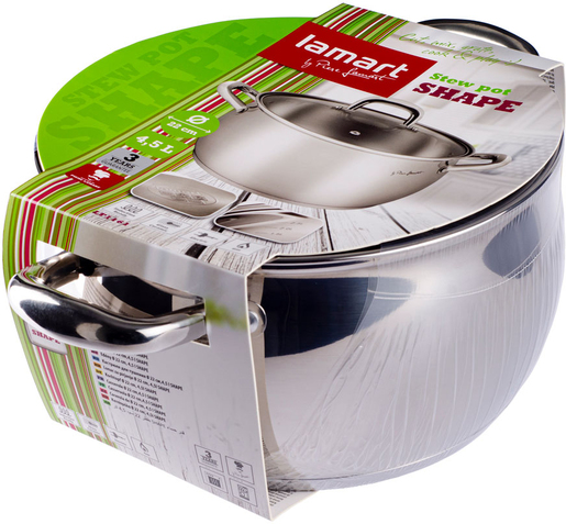 Lamart Shape šerpa sa poklopcem 22 cm / LT1161