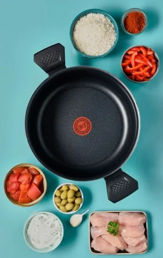 Tefal Simply Clean plitka šerpa s poklopcem 28 cm / B5677253