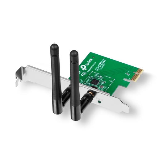 TP-Link TL-WN881ND, PCI Express (x1) Adapter, 2,4GHz Wireless N 300Mbps, Detachable Omni Directional Antenna 2 x 2dBi (RP-SMA)