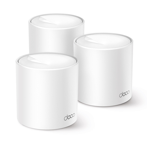 TP-Link Deco X10 (3-pack) AX1500 Whole Home Mesh Wi-Fi 6 System, 300 Mbps at 2.4 GHz + 1201 Mbps at 5 GHz,Internal Antennas