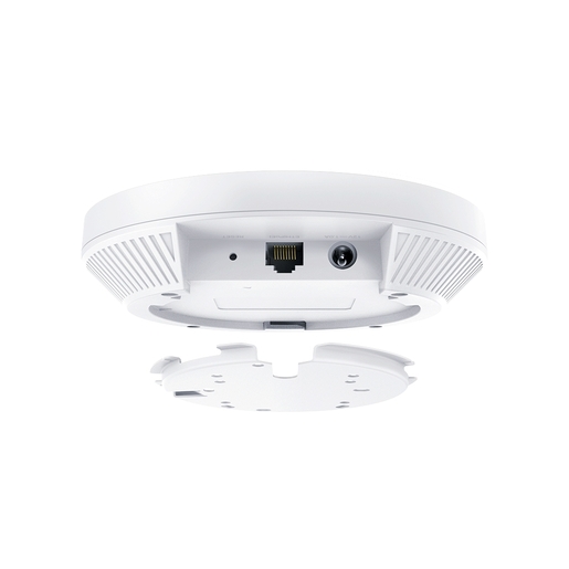 TP-Link EAP650 AX3000 Ceiling Mount Dual-Band Wi-Fi 6 Access Point,1×1Gbps RJ45 Port,574Mbps at 2.4 GHz + 2402 Mbps at 5 GHz,802.3at POE and 12V DC,2×Internal Antennas
