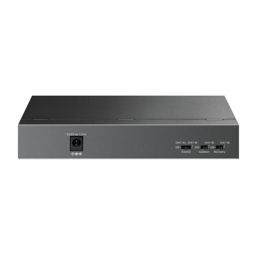 TP-Link LS109P 9-Port 10/100 Mbps Desktop Switch with 8-Port PoE+, 8× 10/100 Mbps PoE+ Ports, 1× 10/100 Mbps Non-PoE Port
