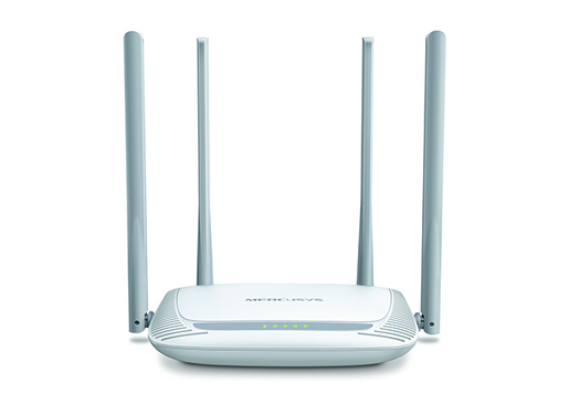 Mercusys 300Mbps Enhanced Wireless N Router, 4x10/100Mbps LAN ports, 1x10/100Mbps WAN port, 4 x 5dBi fixed omni directional antennas