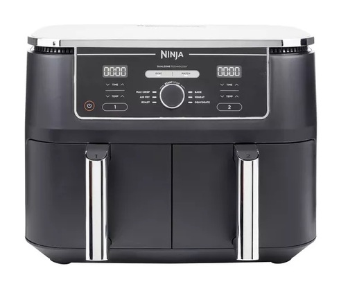 NINJA friteza AF400EU Foodi Max Dual Zone vrući zrak: 2470 W, kapacitet 9.5 L, 6 programa