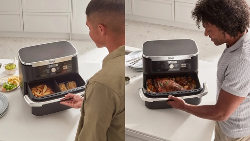 NINJA friteza AF500EU Foodi FlexDrawer vrući zrak: 2470 W, kapacitet 10.4 L