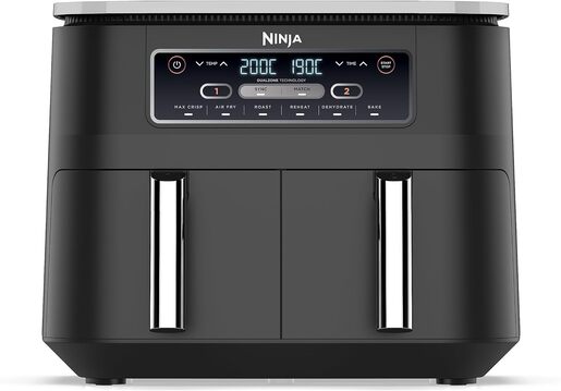 NINJA friteza AF300EU Foodi Dual Zone vrući zrak: 2400 W, 2 posude, kapacitet 7.6 L, 6 programa