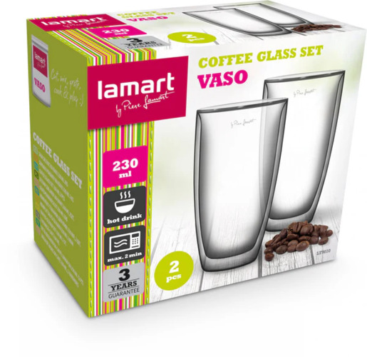 Lamart Vasso set 2 termo čaše za Latte macchiato / LT9010