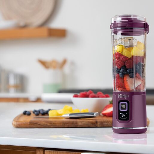 NINJA blender BC151EUPR Blast, ljubičasti: bežični, kapacitet 532 mL