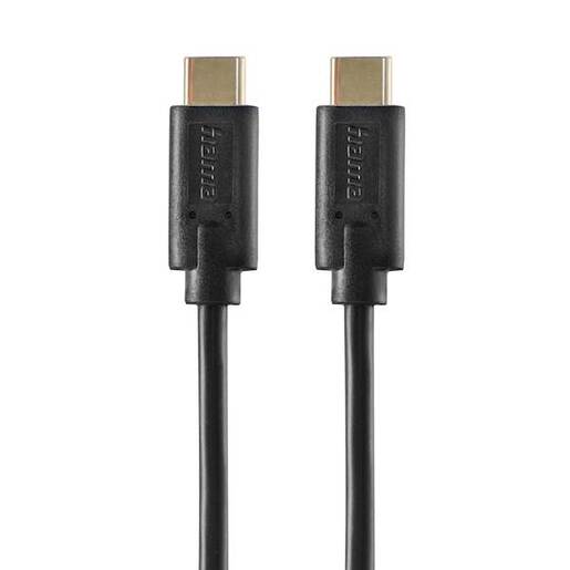 HAMA kabl 123568, USB-C na USB-C, crni: 1.5 m