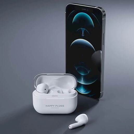 HAPPY PLUGS bežične slušalice in-ear Hope, White