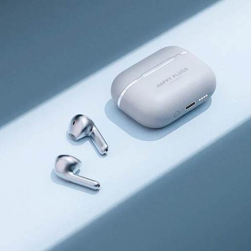 HAPPY PLUGS bežične slušalice in-ear Hope, Silver