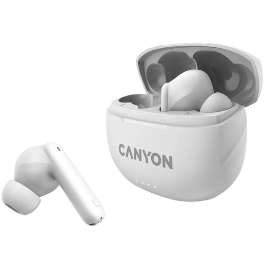 CANYON Bluetooth slušalice, CNS-TWS8W, White