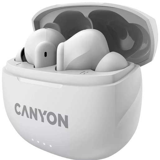 CANYON Bluetooth slušalice, CNS-TWS8W, White