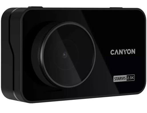 CANYON auto kamera DVR25GPS WQHD 2.5K 1440p, Wi-Fi, GPS, Black
