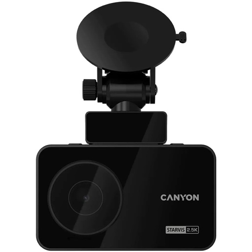 CANYON auto kamera DVR25GPS WQHD 2.5K 1440p, Wi-Fi, GPS, Black