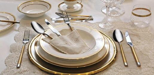 Hisar oval 33cm gold decor 1288