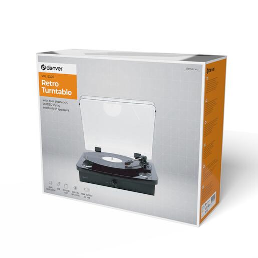 DENVER gramofon VPL-230B, BLACK