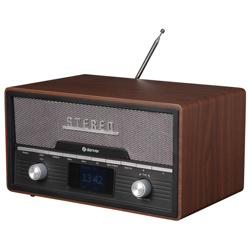 DENVER radio MDA-525DW, DARK WOOD