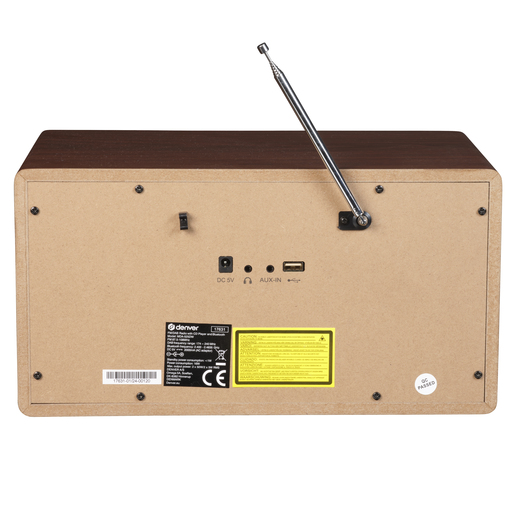DENVER radio MDA-525DW, DARK WOOD