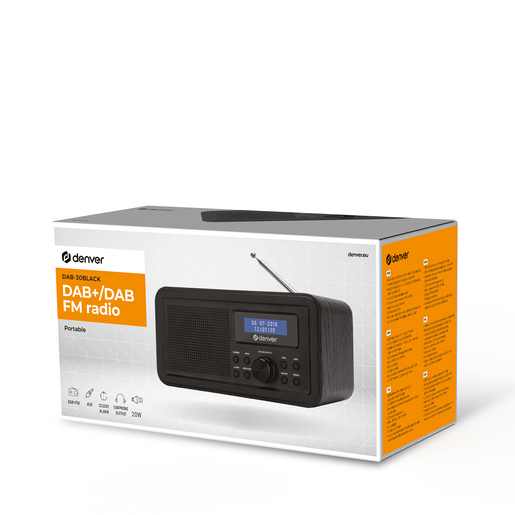 DENVER radio DAB-30B, BLACK