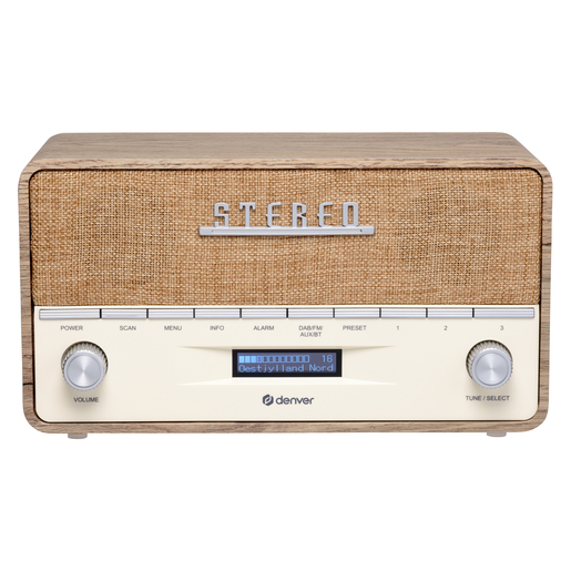 DENVER radio DAB-36LW, LIGHT WOOD